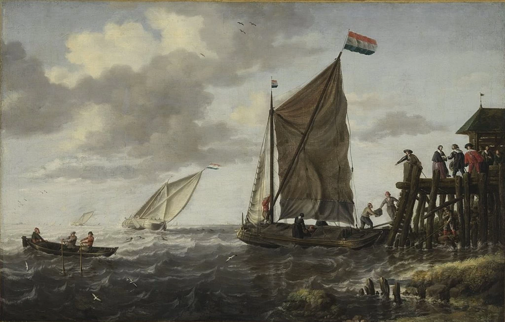 Barca a vela - Národní galerie, Praga